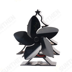 Fireplace 5 Blade Heat Powered Stove Fan komin Log Wood Burner Eco Friendly Quiet Fan Home Efficient Heat Distribution Fireplace 5 Blade Heat Powered Stove Fan komin Log Wood Burner Eco Friendly Quiet Fan Home Efficient Heat Distribution