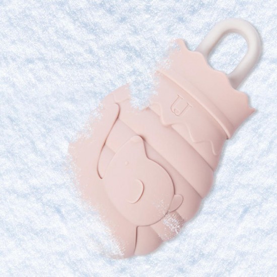 Honeypot Bear Warm Water Bag Water Injection Silicone Portable Hot Water Bottle Hand Warmer