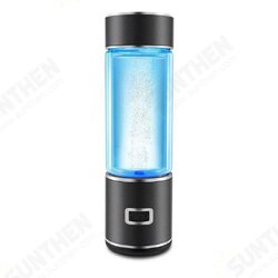 Hydrogen-Rich Water Cup Rechargeable Ionizer Maker Sport Outdoor Hydrogen Water Bottle 350ML