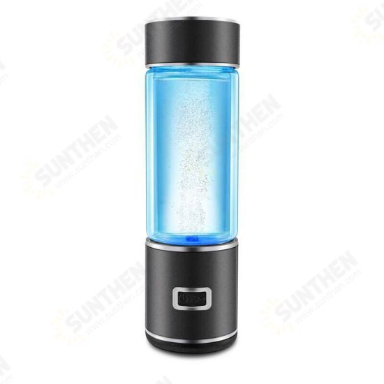 Hydrogen-Rich Water Cup Rechargeable Ionizer Maker Sport Outdoor Hydrogen Water Bottle 350ML