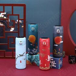 Intelligent Bouncing Lid Insulation Cup Temperature Display Stainless Steel Insulation Vacuum Bottle Portable Leakproof Insulation Water Bottle Intelligent Bouncing Lid Insulation Cup Temperature Display Stainless Steel Insulation Vacuum Bottle Portable Leakproof Insulation Water Bottle