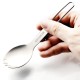 Outdoor EDC Folding Fork Spoon Titanium Alloy Soup Spoon Picnic BBQ Tableware Outdoor Camping