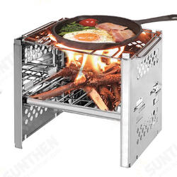 Outdoor Foladble Barbecue BBQ Grill Cooking Stove Wood Burner Furnace Camping Picnic Outdoor Foladble Barbecue BBQ Grill Cooking Stove Wood Burner Furnace Camping Picnic