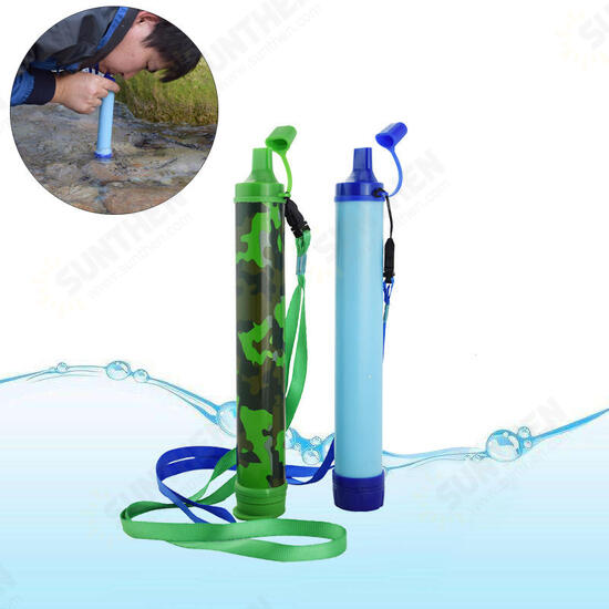 Portable Water Filter Straw Purifier Cleaner Emergency Safety Survival Drinking Tool Kit