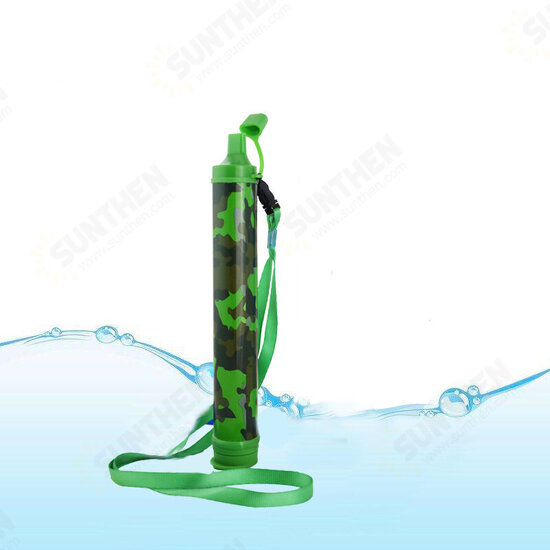 Portable Water Filter Straw Purifier Cleaner Emergency Safety Survival Drinking Tool Kit