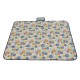 Waterproof 600D Oxford Picnic Blanket Tent Mat Pad Travel Hamper Basket Bag