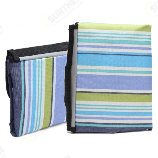 Waterproof 600D Oxford Picnic Blanket Tent Mat Pad Travel Hamper Basket Bag