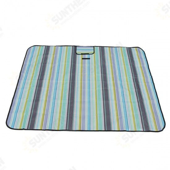 Waterproof 600D Oxford Picnic Blanket Tent Mat Pad Travel Hamper Basket Bag