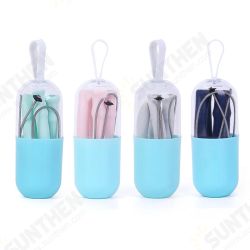 XG2 Collapsible Reusable Drinking Silicone Straw Premium Food-Grade Folding Drinking Straws Outdoor Tableware With Cleaning Brush XG2 Collapsible Reusable Drinking Silicone Straw Premium Food-Grade Folding Drinking Straws Outdoor Tableware With Cleaning Brush