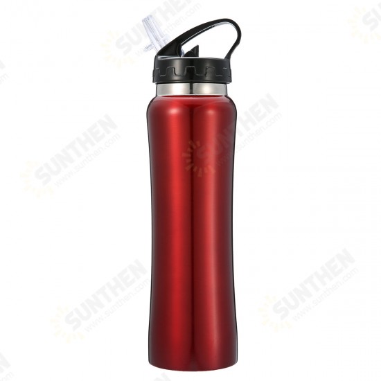 Insulated Stainless Steel Sports Water Bottle Leakproof 550ml Vacuum Thermos Cup