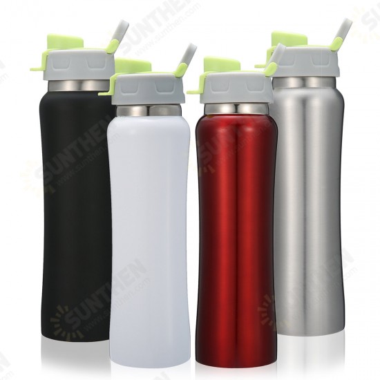 Insulated Stainless Steel Sports Water Bottle Leakproof 550ml Vacuum Thermos Cup Insulated Stainless Steel Sports Water Bottle Leakproof 550ml Vacuum Thermos Cup