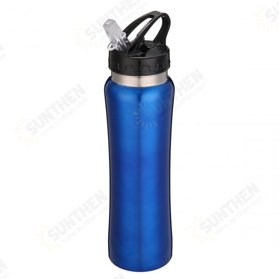 Insulated Stainless Steel Sports Water Bottle Leakproof 550ml Vacuum Thermos Cup