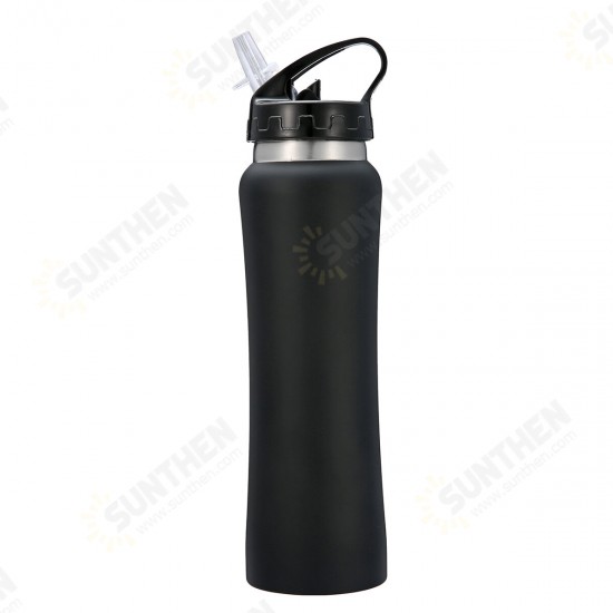 Insulated Stainless Steel Sports Water Bottle Leakproof 550ml Vacuum Thermos Cup