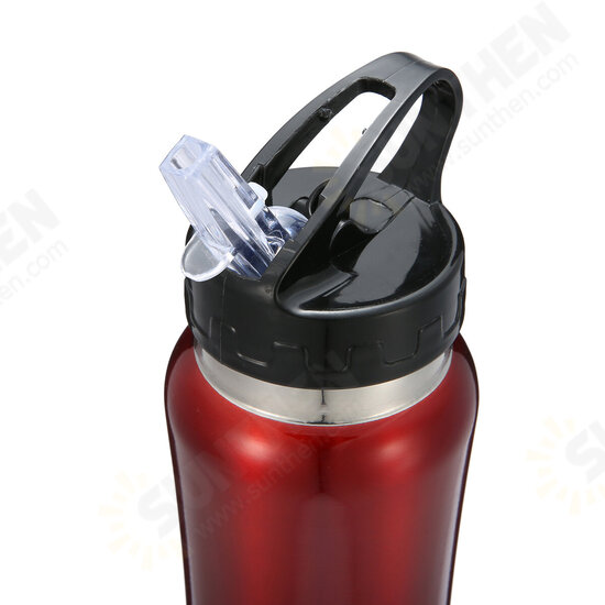 Insulated Stainless Steel Sports Water Bottle Leakproof 550ml Vacuum Thermos Cup