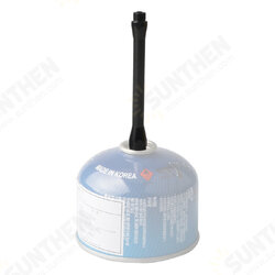 G008s Aluminum Alloy Gas Lantern Extension Tube Stove Gas Tank Adapter Camping Light Stand Travel Picnic