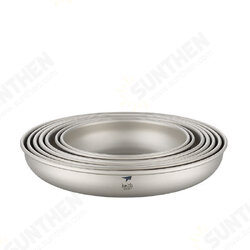 250/300/400/450ML Titanium Plates Tableware Dishes Ultralight Portable Outdoor Camping Picnic Travel 250/300/400/450ML Titanium Plates Tableware Dishes Ultralight Portable Outdoor Camping Picnic Travel
