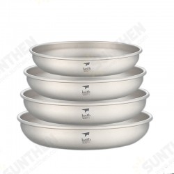 250/300/400/450ML Titanium Plates Tableware Dishes Ultralight Portable Outdoor Camping Picnic Travel 250/300/400/450ML Titanium Plates Tableware Dishes Ultralight Portable Outdoor Camping Picnic Travel