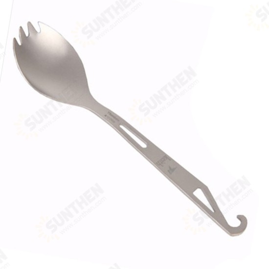 3in1 Multipurpose Titanium Spoon+Fork+Opener Ultra-light Portable Cutlery Outdoor Camping Picnic Tableware 3in1 Multipurpose Titanium Spoon+Fork+Opener Ultra-light Portable Cutlery Outdoor Camping Picnic Tableware