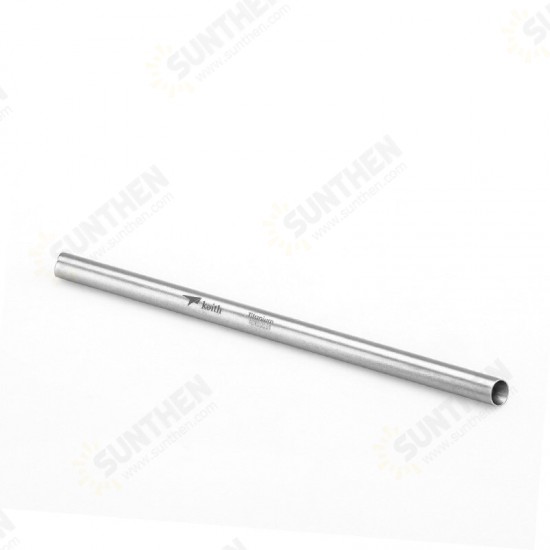 Ti3701 Ti3702 Titanium Drinking Straw Heat Resistant Reusable Juice Beverages Sucker