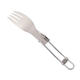 Ti5303 Titanium Folding Fork Ultralight Spork Cutlery Outdoor Camping Picnic Tableware