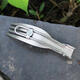 Ti5303 Titanium Folding Fork Ultralight Spork Cutlery Outdoor Camping Picnic Tableware