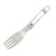 Ti5303 Titanium Folding Fork Ultralight Spork Cutlery Outdoor Camping Picnic Tableware