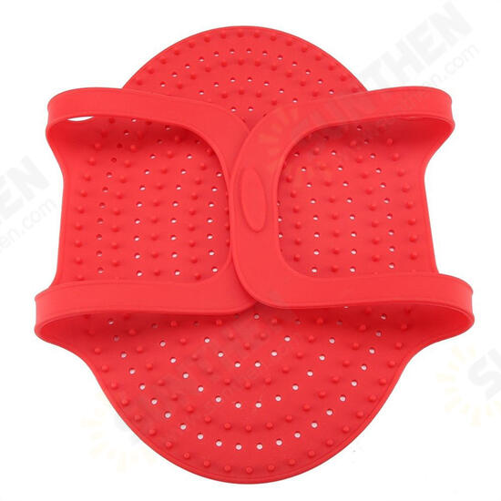 Large Silicone BBQ Mat Heat Resistant Non-Stick Oven Barbeque Meat Pad Turkey Poultry Lifter