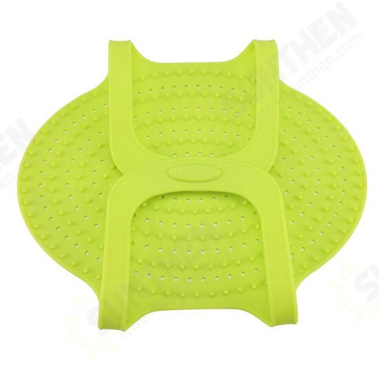 Large Silicone BBQ Mat Heat Resistant Non-Stick Oven Barbeque Meat Pad Turkey Poultry Lifter