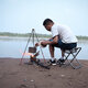 Multifunction Camping BBQ Tripod Bonfire Portable Hanging Water Jugs Bracket Detachable Barbecue Cookware