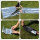 125/160/180x200cm Multifunction Picnic Mat 3 Layers Waterproof Aluminum Foil Mat Sunshading Canopy