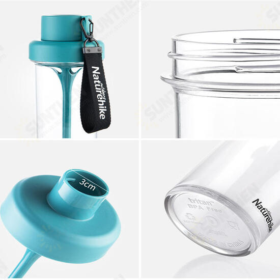 NH19S003-B 400ml Bottle Tea Water Seperation Tritan Filter Cup BPA Sports Travel