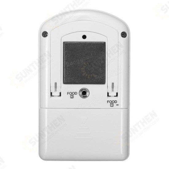 Outdoor BBQ Cooking Digital LCD Remote Thermometer with Built-in Timer Alarm AAA Battery Outdoor BBQ Cooking Digital LCD Remote Thermometer with Built-in Timer Alarm AAA Battery