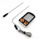 Outdoor BBQ Cooking Digital LCD Remote Thermometer with Built-in Timer Alarm AAA Battery Outdoor BBQ Cooking Digital LCD Remote Thermometer with Built-in Timer Alarm AAA Battery