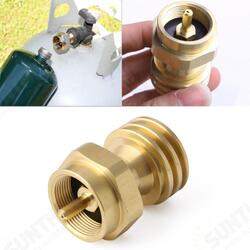 Outdoor Camping BBQ Cooking Stove Conversion Adapter 1LB Propane Tank Refill Adapter