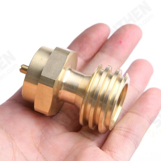 Outdoor Camping BBQ Cooking Stove Conversion Adapter 1LB Propane Tank Refill Adapter