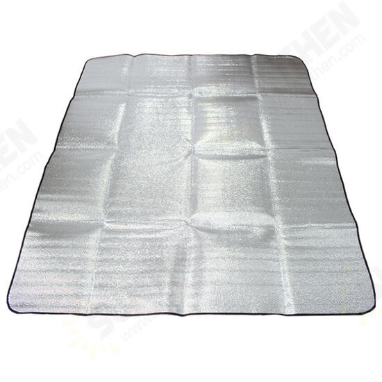 Outdoor Double-sided Tent Mat Aluminum Film Pad Waterproof Camping Picnic Blanket