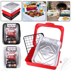 Outdoor Tableware Set Camping Traveling Picnic Box Food Carrier BBQ Tools Outdoor Tableware Set Camping Traveling Picnic Box Food Carrier BBQ Tools