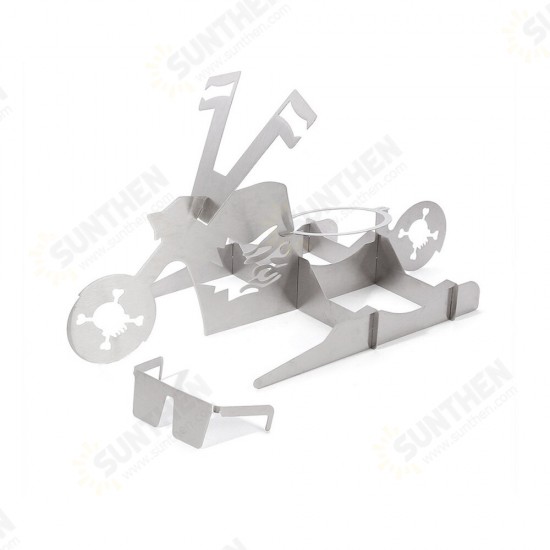Portable Chicken Roaster Rack Barbecue Grill Oven Chicken Duck Holder Motorcycle Shape BBQ Stainless Steel Rack Tool Portable Chicken Roaster Rack Barbecue Grill Oven Chicken Duck Holder Motorcycle Shape BBQ Stainless Steel Rack Tool