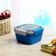 Portable Sealed Divider Bento Lunch Box Container Leak-Proof Food Stroage Case Camping BBQ Tableware