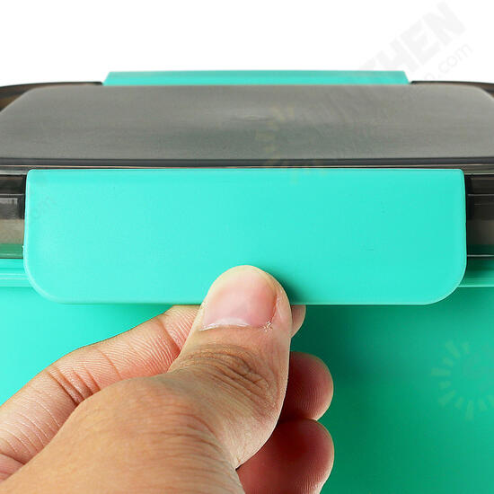 Portable Sealed Divider Bento Lunch Box Container Leak-Proof Food Stroage Case Camping BBQ Tableware