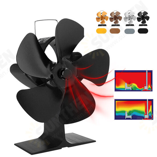 SF104G 5 Blades Fireplace Fan Silent Motors Heat Powered Stove Fan Eco Stove Fan for Gas/Pellet/Wood/Log Stoves SF104G 5 Blades Fireplace Fan Silent Motors Heat Powered Stove Fan Eco Stove Fan for Gas/Pellet/Wood/Log Stoves