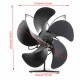 SF902S 5 Blades Fireplace Fan Eco Friendly Quiet Wood Burner Stove Fan Thermal Heat Power Fan Home Christmas Gift