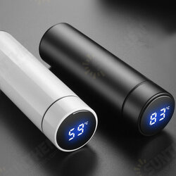 500ml Vacuum thermos LCD Temperature Display Water Bottle Stainless Steel Double Wall Insulated Cup