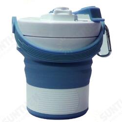 Silicone Folding Coffee Cup Sports Cup Travel Cup Office Retractable Cup with Straw Silicone Folding Coffee Cup Sports Cup Travel Cup Office Retractable Cup with Straw