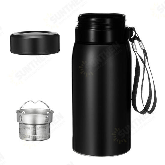 Stainless Steel Vacuum Pot Insulated Drinks Flask Mug 750/1100/1500ML Water Bottle