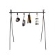 Ultralight Hanging Rack Folding Cookware Storage Triangle Racks Clothes Shelf Up to 8kg Outdoor Camping Picnic Travel