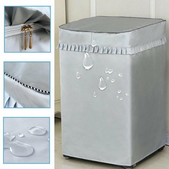 Washing Machine Dustproof Zipper Cover Turbine Roller Washer Sunscreen Waterproof Protector