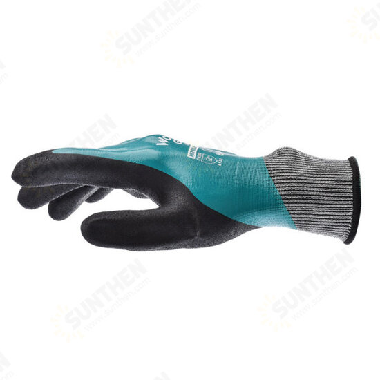 1 Pair Rubber Gloves Heat Resistant Barbecue BBQ Grill Gloves Oven Baking Cut-proof Cooking Glove