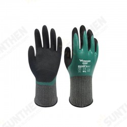 1 Pair Rubber Gloves Heat Resistant Barbecue BBQ Grill Gloves Oven Baking Cut-proof Cooking Glove