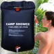 20L Outdoor Portable Camping Shower Bag Water Bladder Solar Heating Pipe Pouch Beach Travel